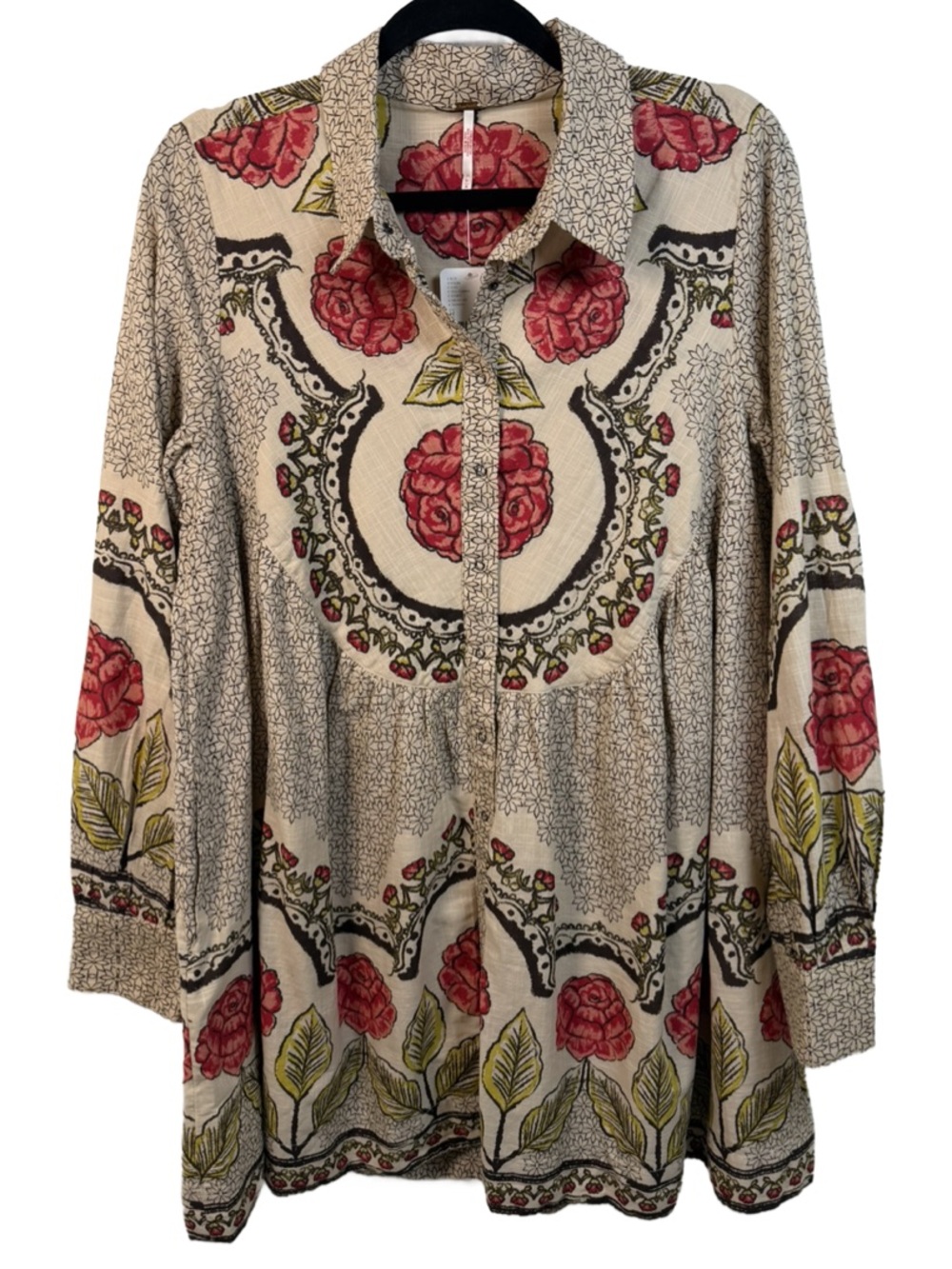 Free People Smell the Roses Mini Dress NWT